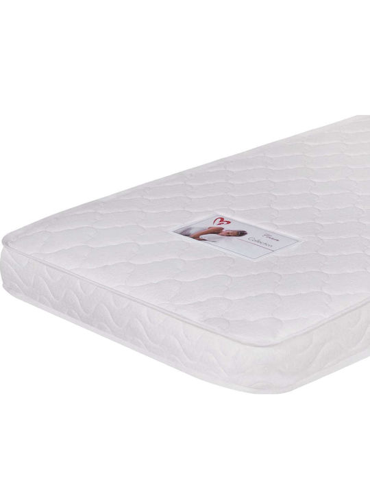 Pat Pentru Copii Single Cu Saltea Și Spațiu De Stocare Bej 90x190cm