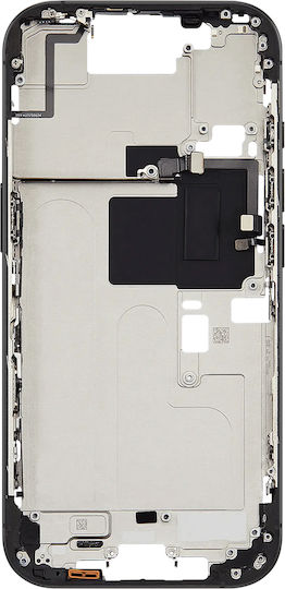 Avizar Ersatz-Mittelrahmen Für iPhone 16 Pro Max Schwarz