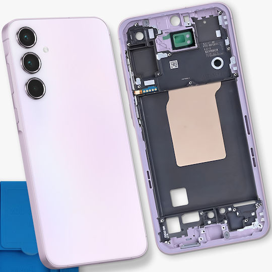 Clappio Твърда Рамка За Смяна Galaxy A55 Лилава