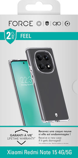 Force Case Подсилен Калъф Redmi Note 15 Feel Анти-Удър Прозрачен Модел 2 Метра
