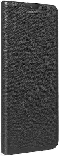 Bigben Case Galaxy S22 Plus Saffiano Effect Stand Function Card Holder Black