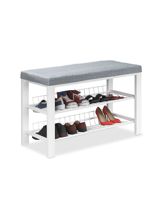 Entry Furniture with Shoe Rack & Bench 82x33x50.5cm