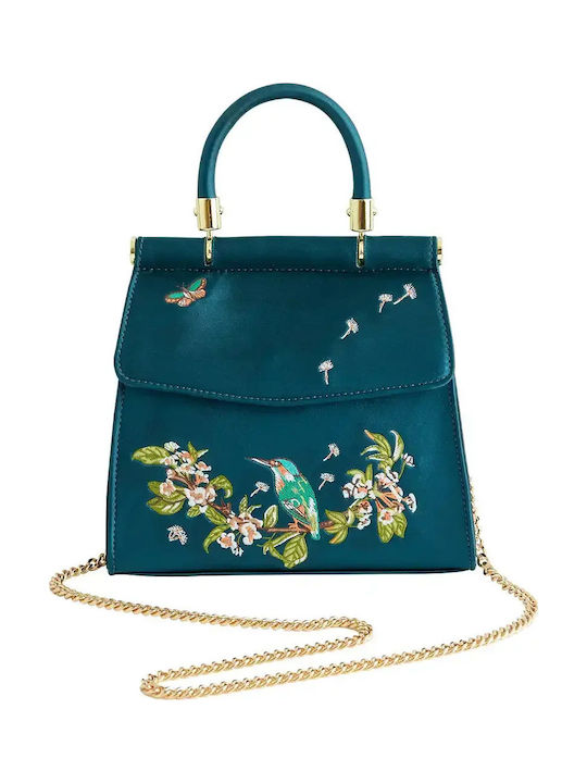 Women's Bag Tote Handbag Petrol Blue