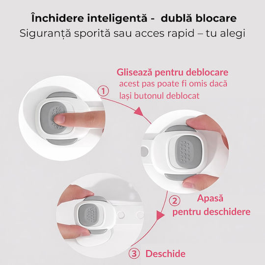 Kidizi Siguranță Pentru Dulap și Sertar 6 Bucăți