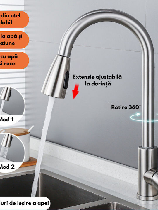 Inco Kitchen Faucet Counter Gray
