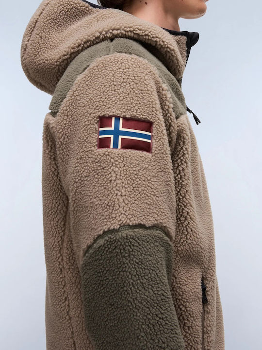 3 Cb Jacke Braun