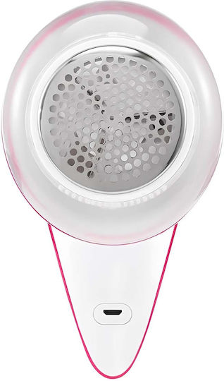 Avizar Rechargeable 5w Cordless Electric Lint Shaver Micro-usb Rouge Blanc