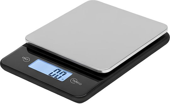 Avizar Cântar Electronic de Bucătărie 5 Kg Funcție Tare Ingrediente Uscate Lichide Negru Argintiu