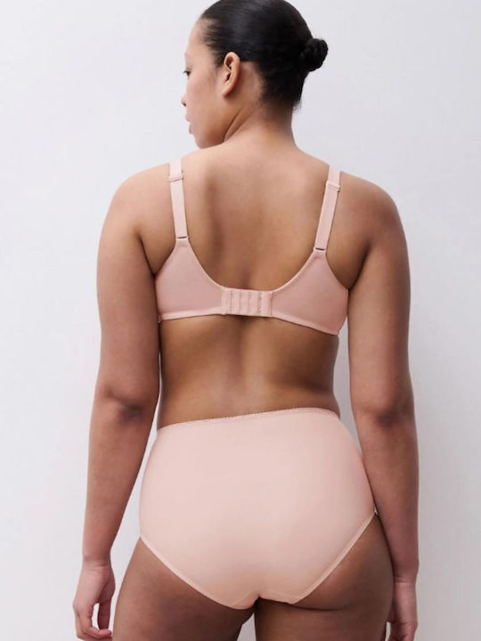Bra without Padding Underwire Pink