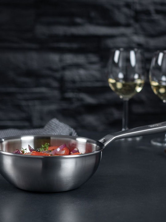 Kuhn Rikon Tigaie Culinary Fiveply Din Oțel Inoxidabil Cu Acoperire Ceramică 16cm