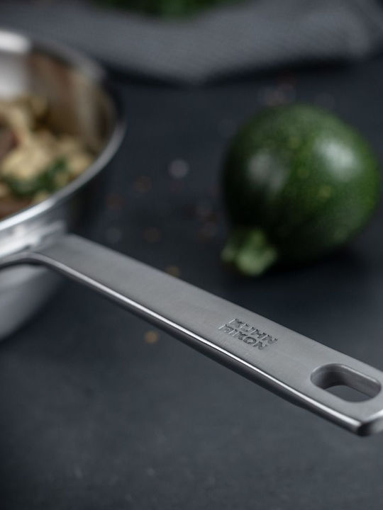 Kuhn Rikon Tigaie Culinary Fiveply Din Oțel Inoxidabil Cu Capac Cu Acoperire Ceramică 28cm