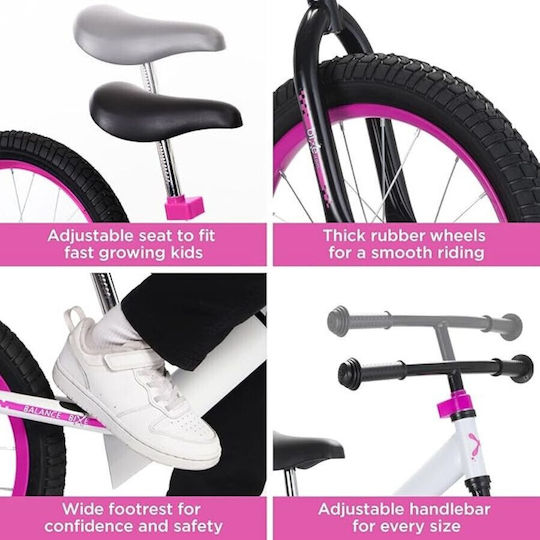 Bixe Bicicletă de Echilibru pentru Copii Roz