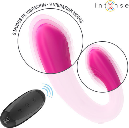 Intense Janet Dual Dublu Vibrator cu Telecomandă 10.2cm Roz