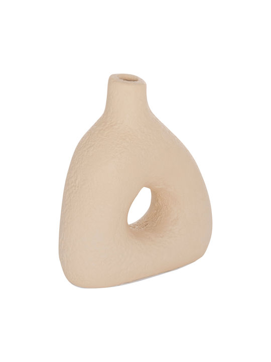 HomeMarkt Dekorative Keramikvase Decant Orange 6,5x6,5xH17cm HM4667.02M