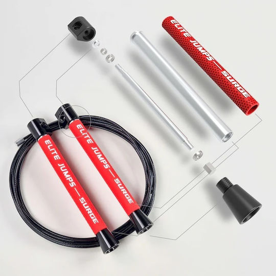 Speed Jump Rope-surge 4.0 Red Elite Jumps