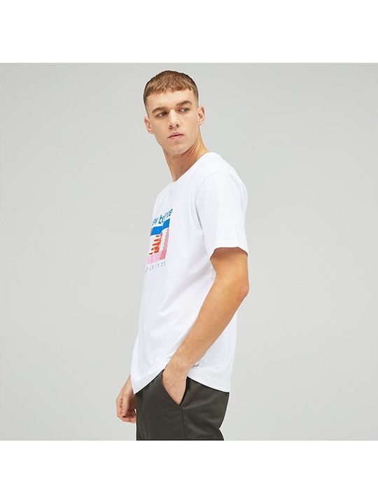 Athletics T-shirt Λευκό