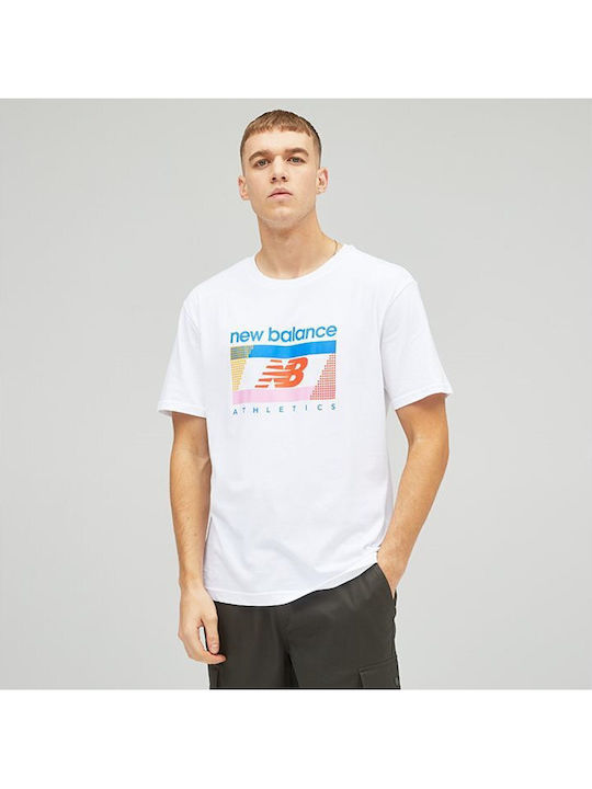 Athletics T-shirt Λευκό