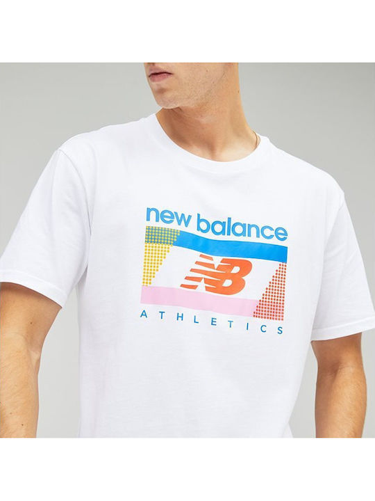 Athletics T-shirt Λευκό