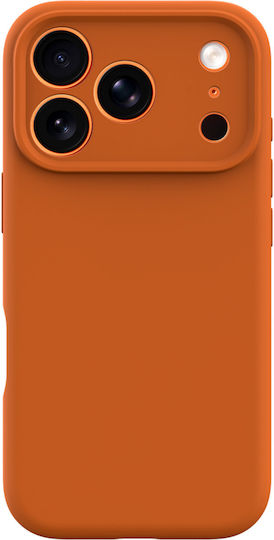 Spacecase Umschlag Rückseite Silikon Orange (iPhone 17 Pro)