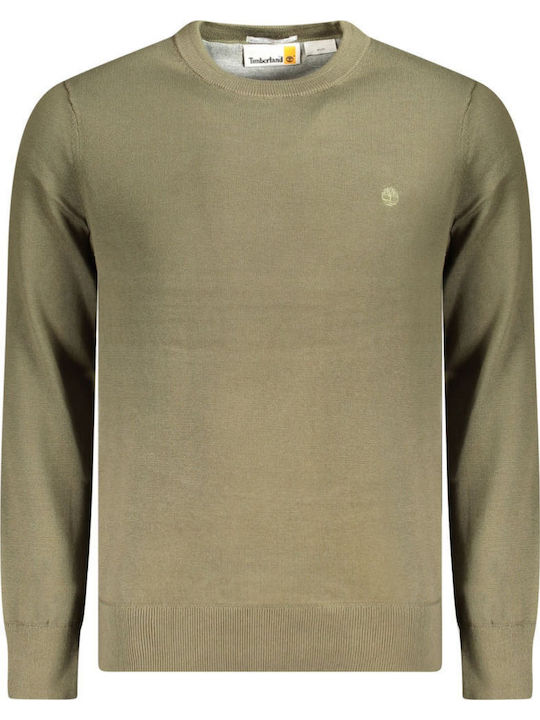 Williams River Crew Long Sleeve Green Sweater