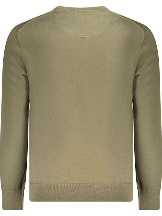Williams River Crew Long Sleeve Green Sweater