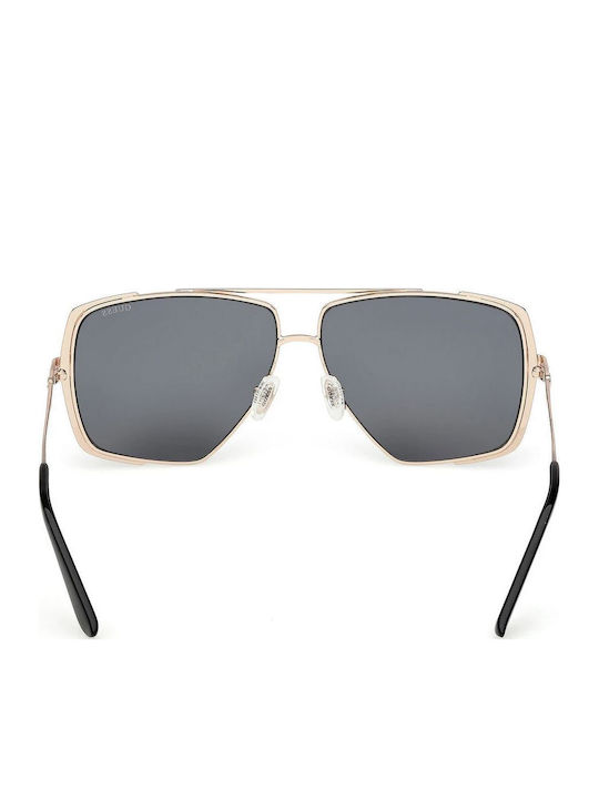 Guess Unisex Sunglasses with Rose Gold Frame and Grey Lenses GU00220 02A
