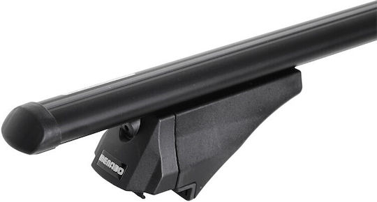 Menabo Aluminum Car Roof Bars Tiger Black 118.5 Cm Black Color Chery Kaiyi X3 5 Doors 2022> Flush Or Raised Rails 2 Pieces 8590/mb Menabo Mp.8590/mb-141