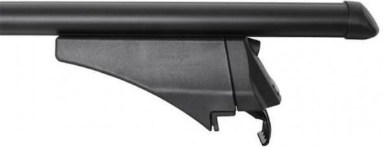 Menabo Car Roof Bars Aluminum Tiger Black 118.5 Cm Black Color Ford Focus Iv Station Wagon 5 Doors 2018 Flush Or Raised Rails 2 Pieces 8590/mb Menabo Mp.8590/mb-27