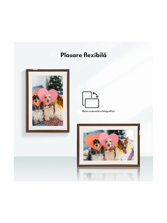 Qova D15 Wifi Ramă Foto Digitală 15,6 Inch Ecran Ips Hd Rezoluție 1920x1080 Memorie 32gb Ecran Tactil Card 128gb Suport Redare Foto Video Control De La Distanță Prin Aplicație Difuzor