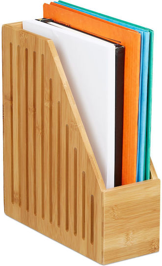 Bambus Magazinordner Relaxdays Ca. 30 x 10 x 26,5 cm