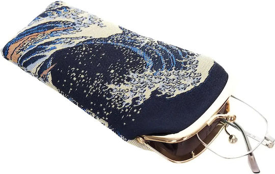 Signare Eyeglass Case Great Wave Off Kanagawa