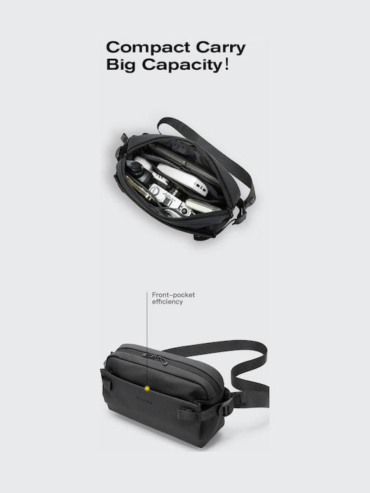 Herrentasche Schulter / Crossbody Schwarz