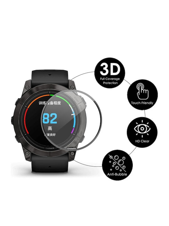 3d Full Coverage Soft Vollflächig gehärtetes Glas für das Garmin Epix Pro 10Stück SYA002261702