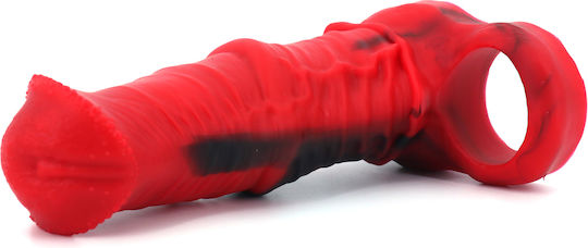 Fantasy Horse Penis Sleeve Cock Sheath Red