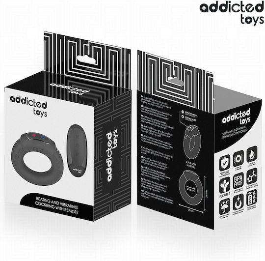 Addicted Toys Δονούμενο Δαχτυλίδι Πέους Σιλικόνης