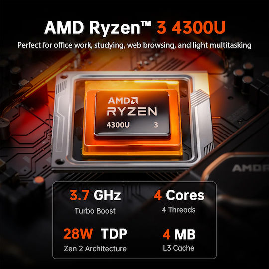 Acemagic Mini PC (Ryzen 3 3300U/16GB DDR4/512GB SSD/W11 Pro)