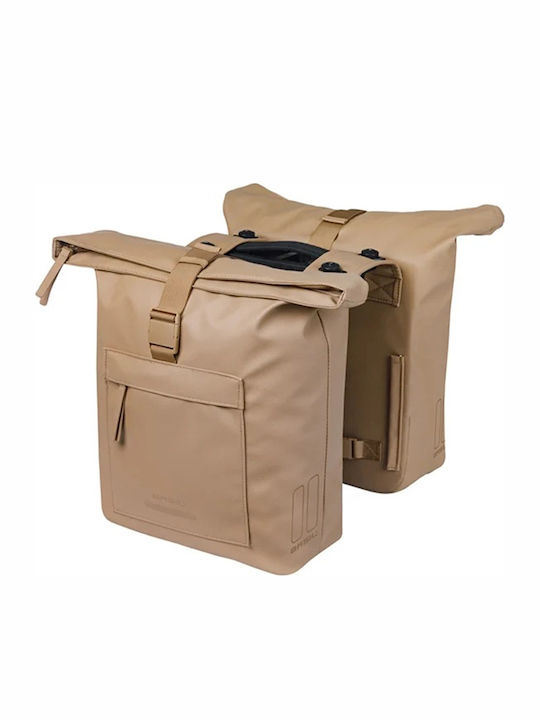 Basil Brooklyn Rack Bag Double 41lt Beige DD280412