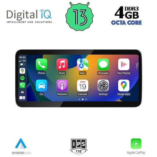 Lenovo Sistem Audio Auto pentru BMW Magazin online / F30 2013-2017 (Bluetooth/USB/WiFi/GPS/Apple-Carplay/Android-Auto) cu Ecran Tactil 10.33"