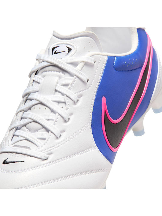 Nike Tiempo Ligera Pro Football Shoes with Cleats White