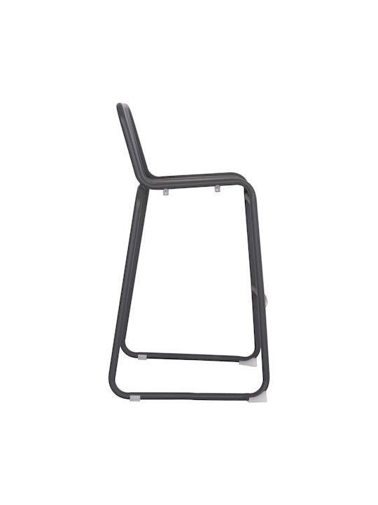 Stool Bar Metallic Gray