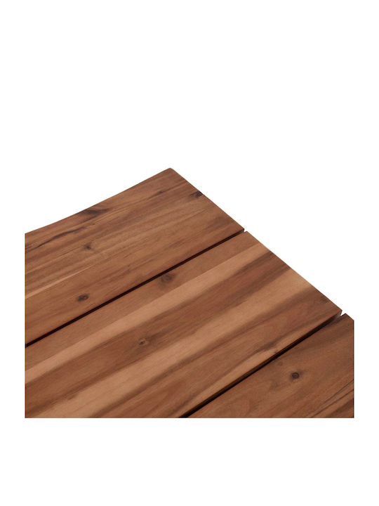 Freebox Rectangular Table Surface made of Solid Wood Acacia 140x80x3.5cm FB96301.01 1pcs