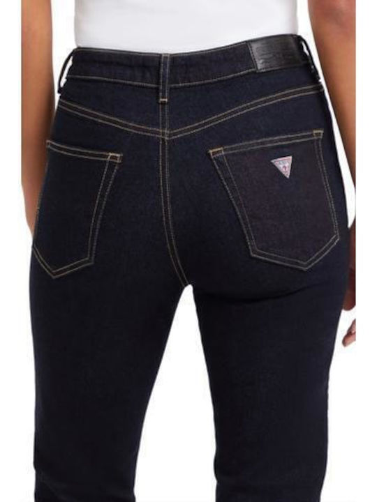Ψηλόμεσο Γυναικείο Jean Παντελόνι σε Skinny Εφαρμογή Dark Indigo Rinse