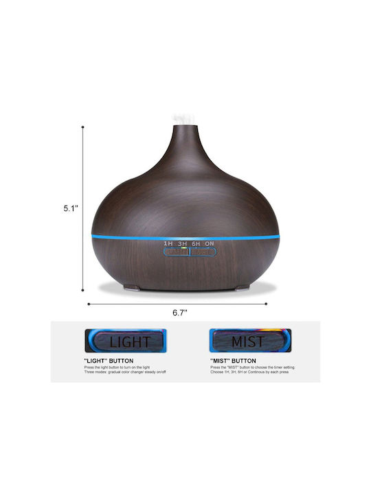 Led Aromatherapy Device with Timer Black 99913795