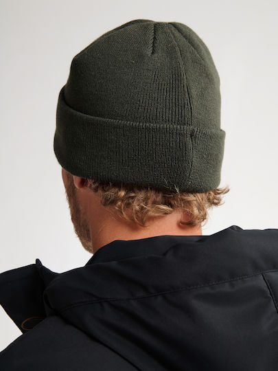 Beanie Unisex Beanie Knitted in Khaki color