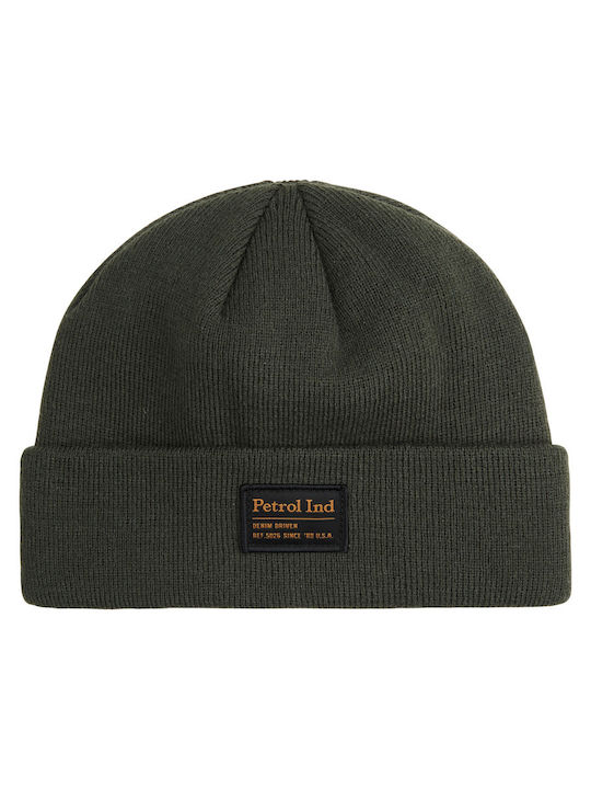Beanie Unisex Beanie Gestrickt in Khaki Farbe