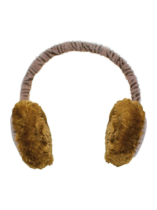 Γυναικείο Earmuff Πλεκτό σε Μπεζ χρώμα