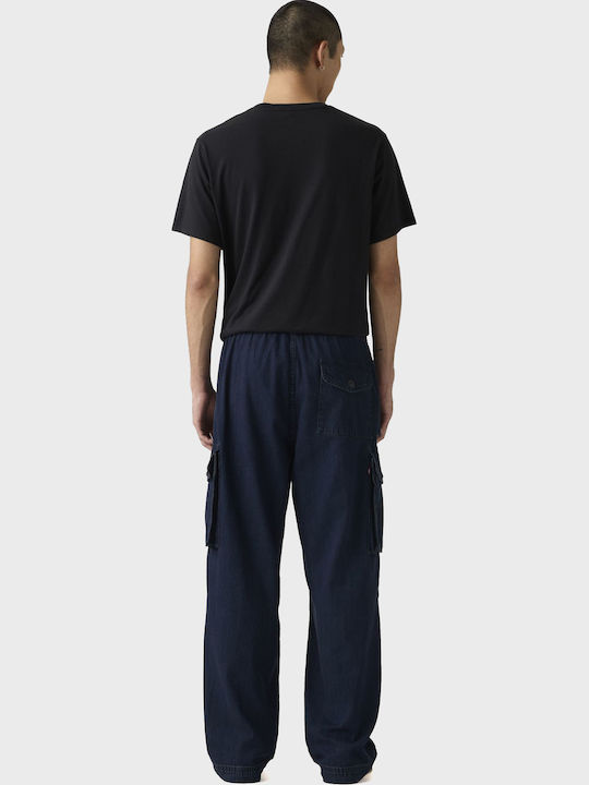 Παντελόνι Cargo σε Baggy Γραμμή Blue