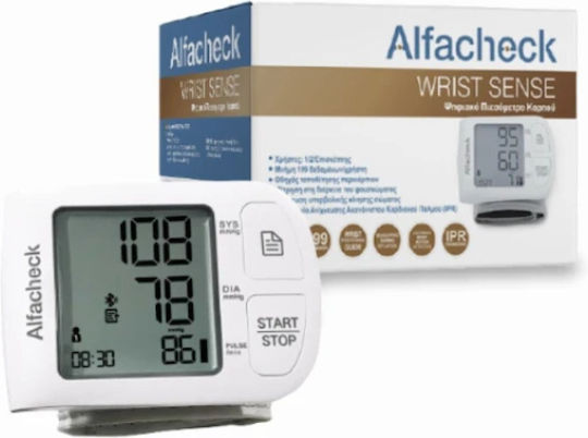 Alfacheck Wrist Sense Πιεσόμετρο Καρπού