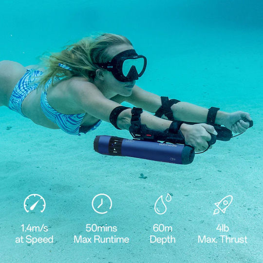 Waydoo Subnado Lite Underwater Scooter With Maximum Speed 5.04km/h Battery Autonomy 50min And Weight 1.4kg