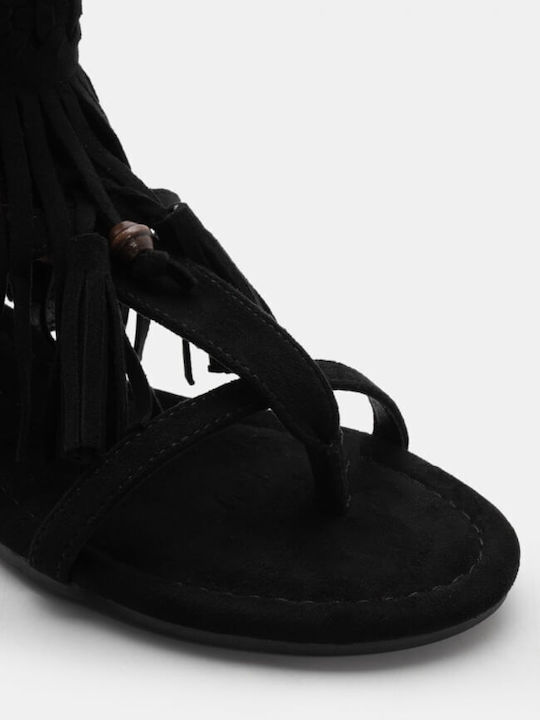 Sandale Casual Damă Negre